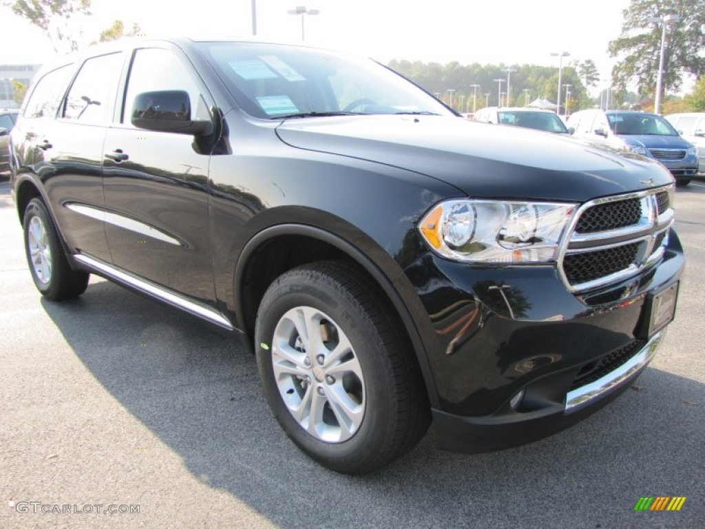 Brilliant Black Crystal Pearl 2012 Dodge Durango SXT Exterior Photo #54628416