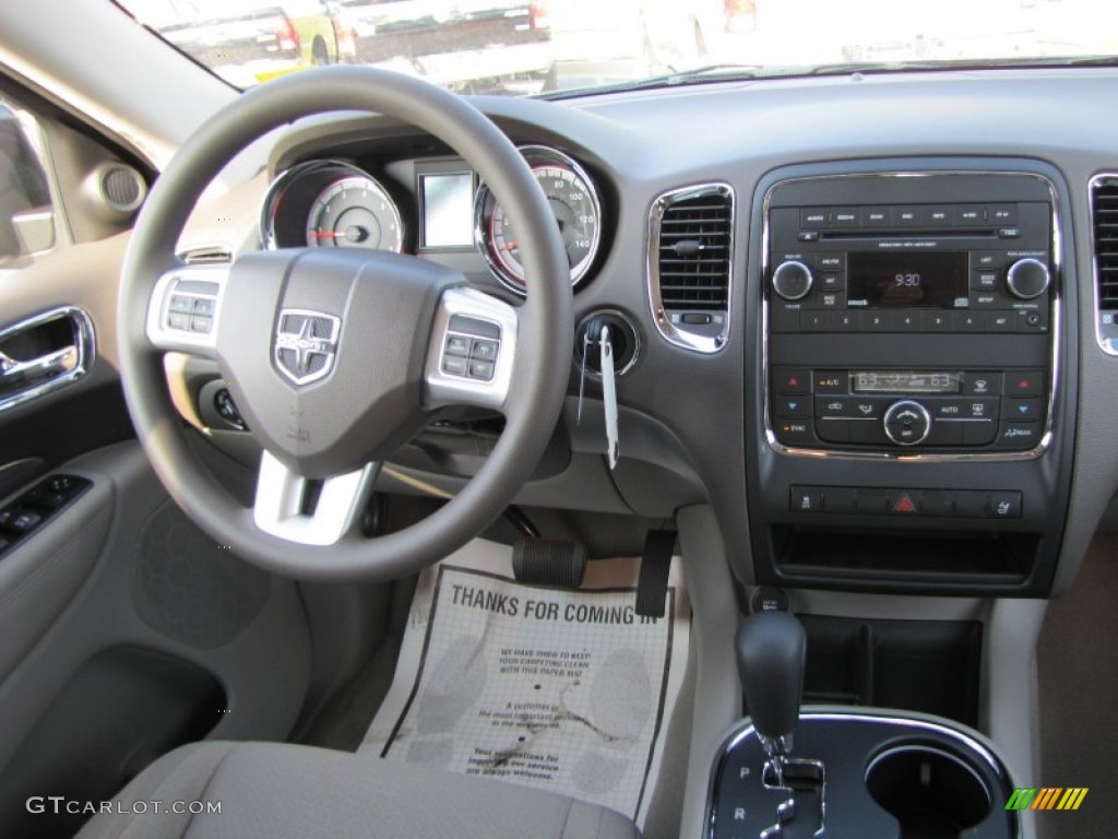 2012 Dodge Durango SXT Dark Graystone/Medium Graystone Dashboard Photo #54628434
