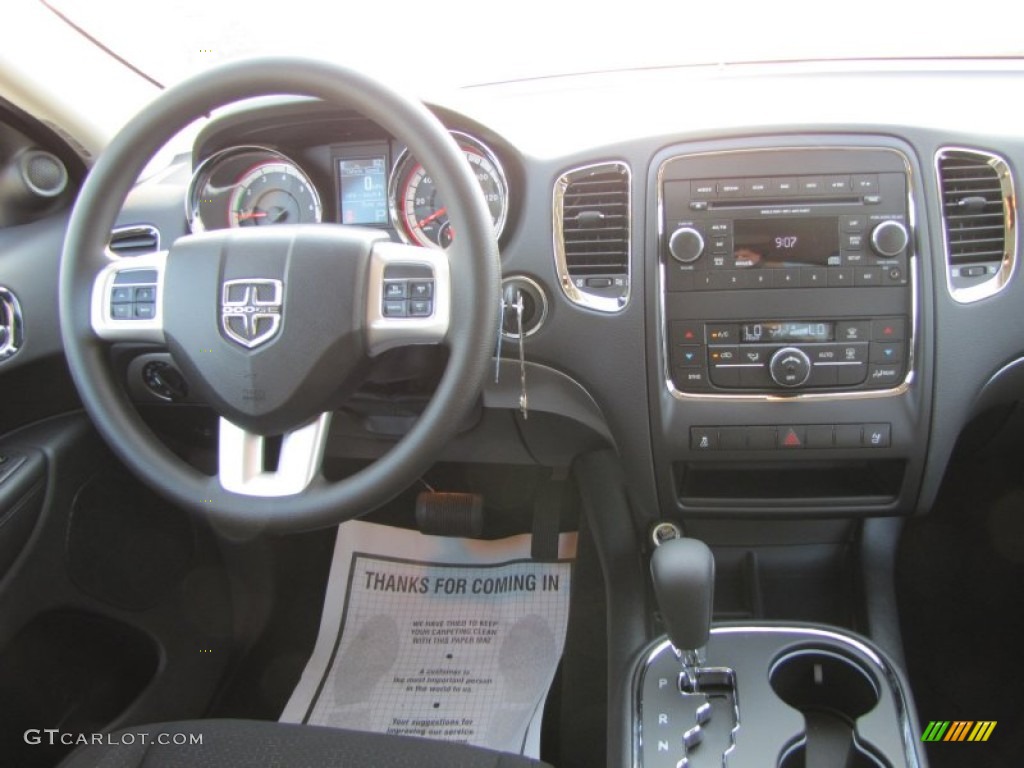 2012 Dodge Durango SXT Black Dashboard Photo #54628512
