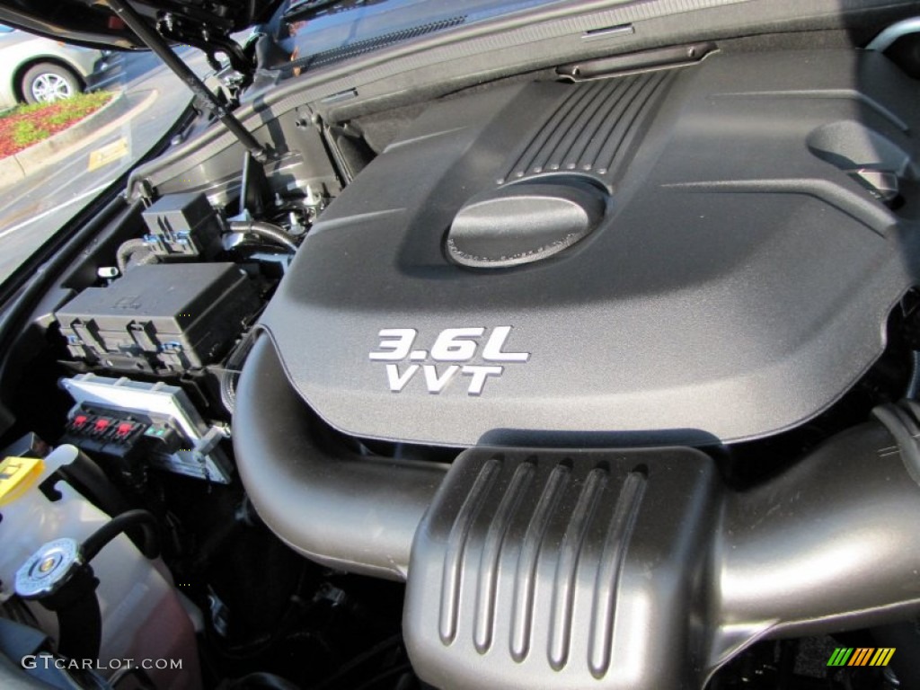 2012 Dodge Durango SXT 3.6 Liter DOHC 24-Valve VVT Pentastar V6 Engine Photo #54628515