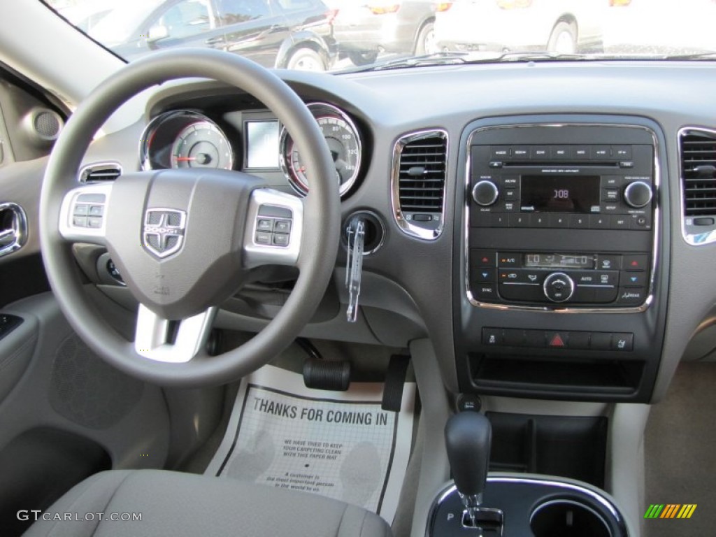 2012 Dodge Durango SXT Dark Graystone/Medium Graystone Dashboard Photo #54628590