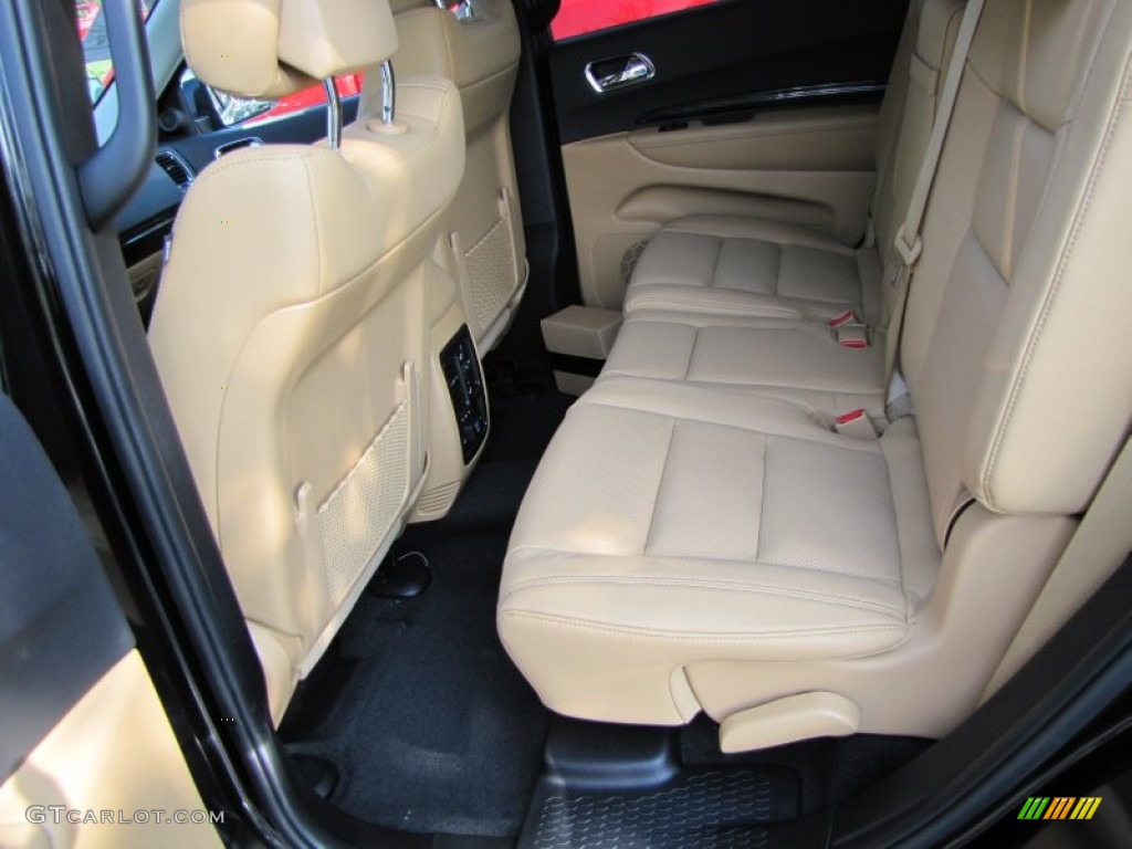 Black/Tan Interior 2012 Dodge Durango Citadel Photo #54628620