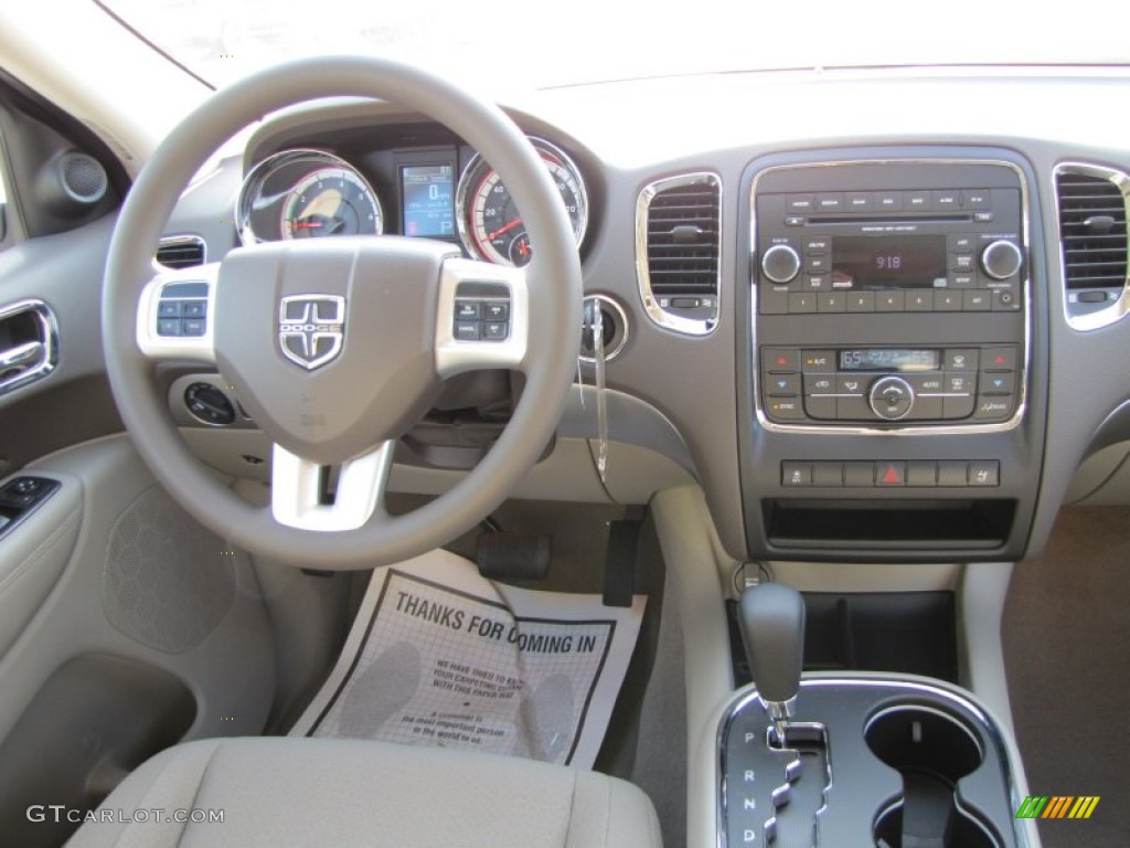 2012 Dodge Durango SXT Dark Graystone/Medium Graystone Dashboard Photo #54628671