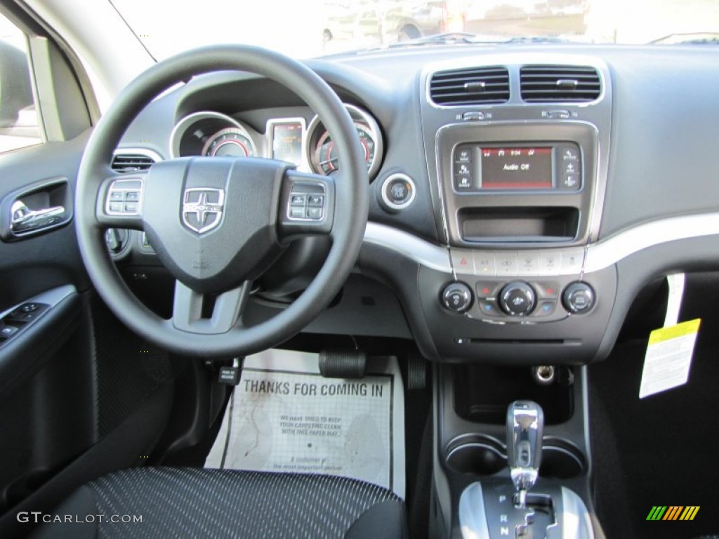 2012 Dodge Journey SXT Black Dashboard Photo #54628830