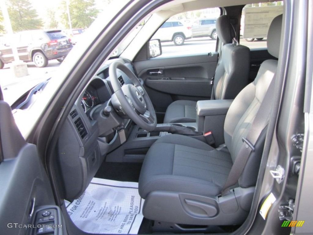 Dark Slate Gray Interior 2012 Jeep Liberty Sport Photo #54628899
