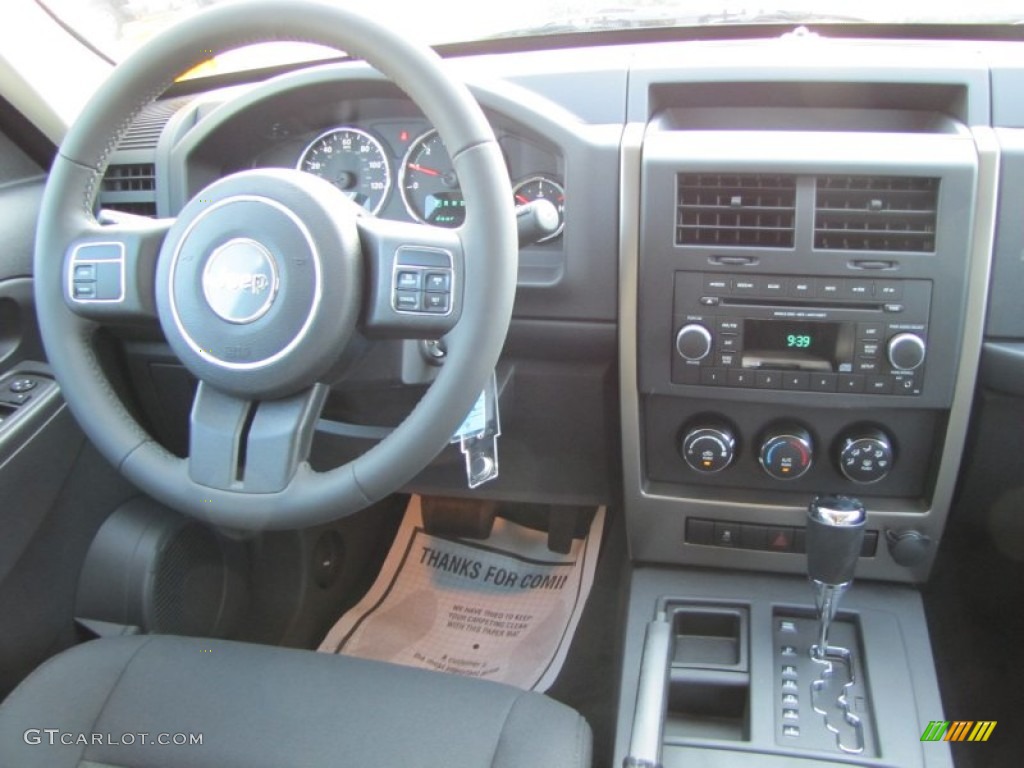 2012 Jeep Liberty Sport Dark Slate Gray Dashboard Photo #54628914