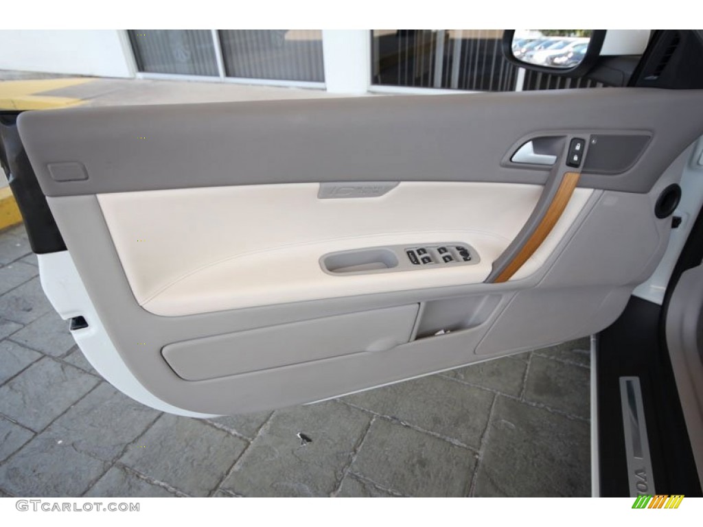 2008 Volvo C70 T5 Calcite Cream Door Panel Photo #54631245