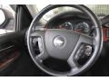 Ebony 2008 Chevrolet Avalanche LT Steering Wheel