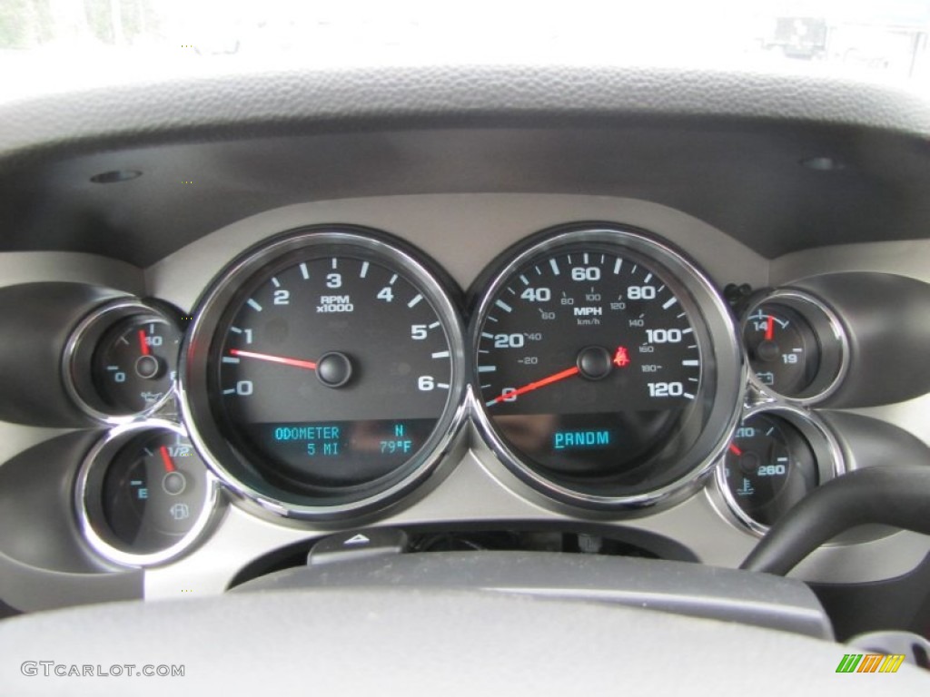 2012 GMC Sierra 1500 SLE Crew Cab Gauges Photo #54631695