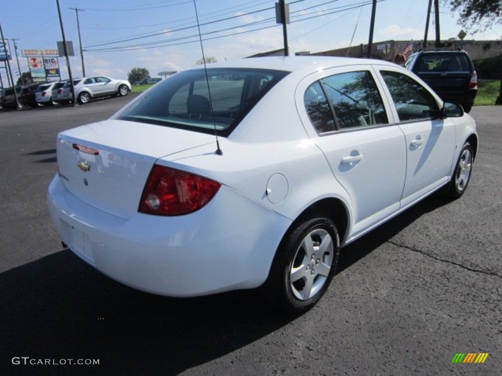 2007 Cobalt LT Sedan - Summit White / Gray photo #7