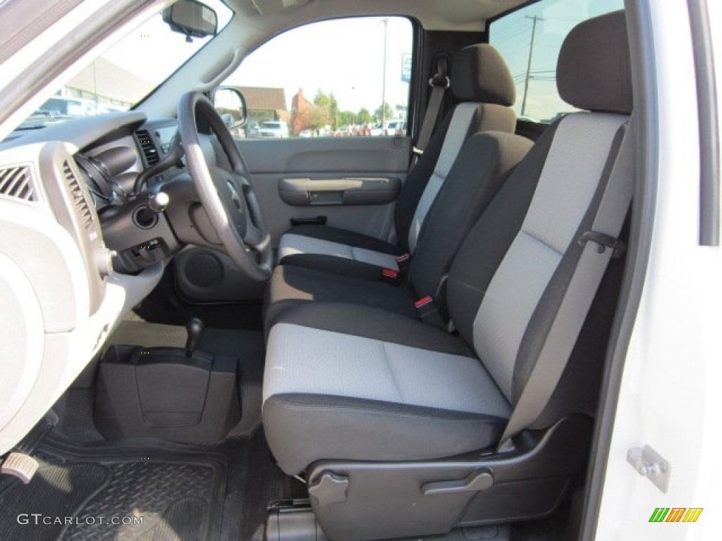 2009 Silverado 2500HD Work Truck Regular Cab 4x4 - Summit White / Dark Titanium photo #14