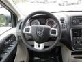 Black/Light Graystone 2012 Dodge Grand Caravan SXT Steering Wheel