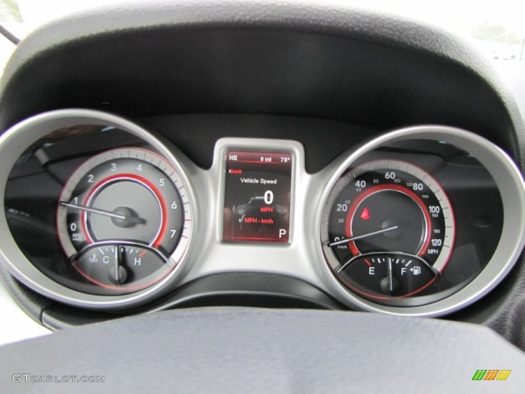 2012 Dodge Journey SXT Gauges Photo #54632592
