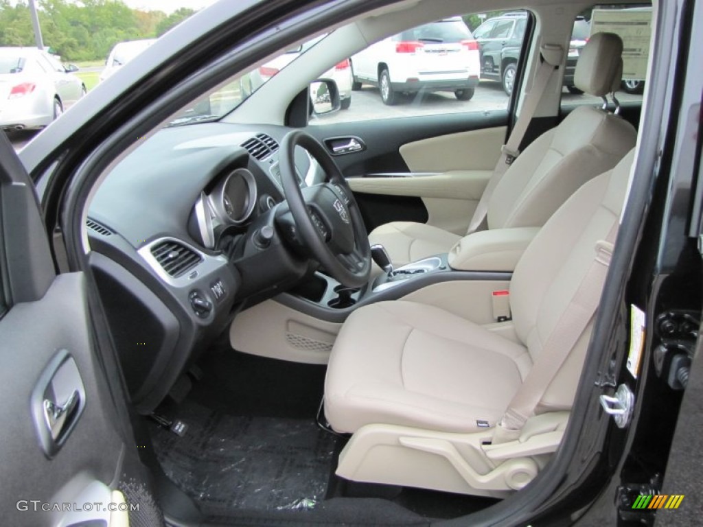 Black/Light Frost Beige Interior 2012 Dodge Journey SXT Photo #54632712