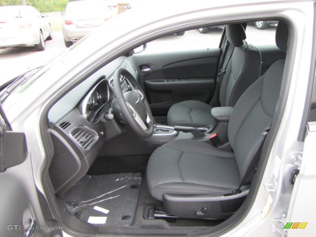 Black Interior 2012 Chrysler 200 Touring Sedan Photo #54632883