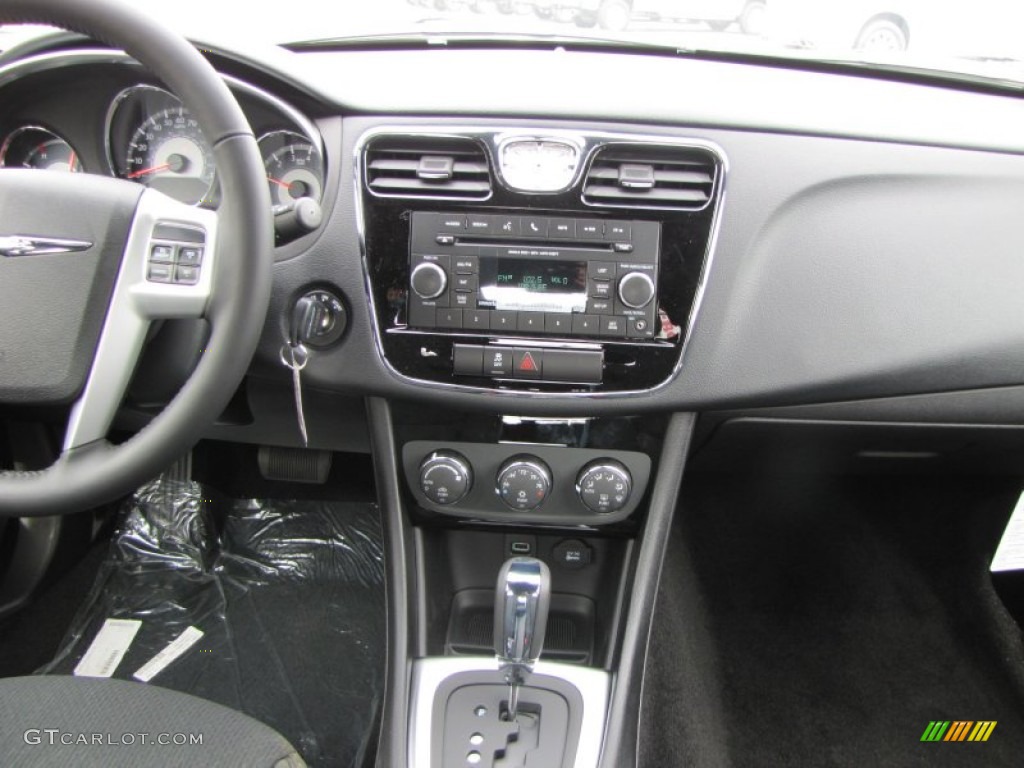 2012 Chrysler 200 Touring Sedan Black Dashboard Photo #54632910
