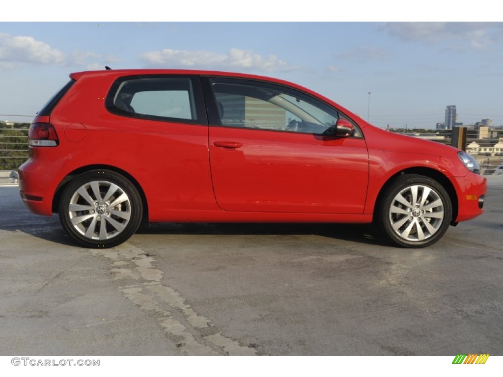 Tornado Red 2012 Volkswagen Golf 2 Door TDI Exterior Photo #54633255