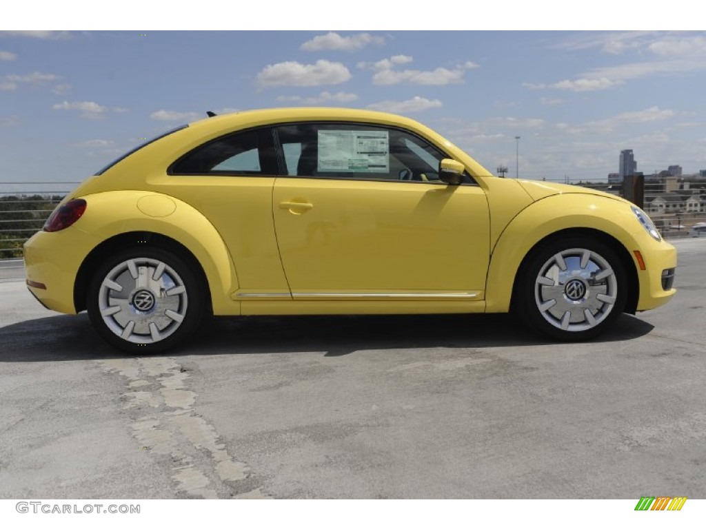 Saturn Yellow 2012 Volkswagen Beetle 2.5L Exterior Photo #54633588