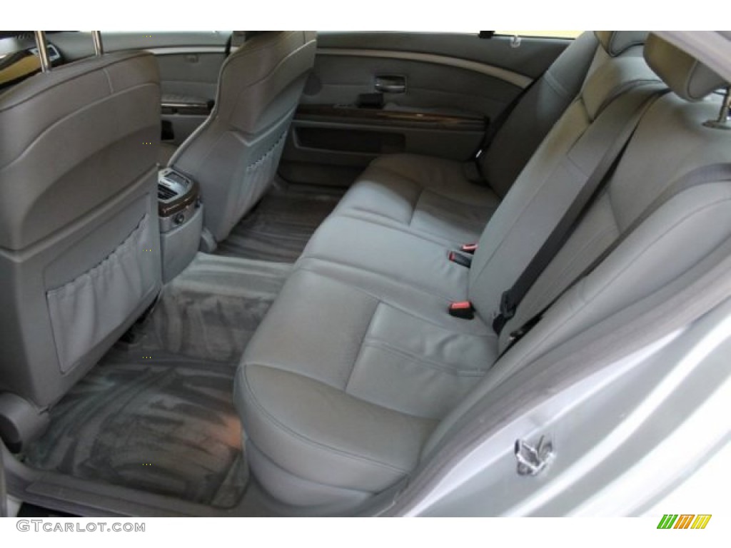 2003 7 Series 745Li Sedan - Titanium Silver Metallic / Basalt Grey/Flannel Grey photo #14