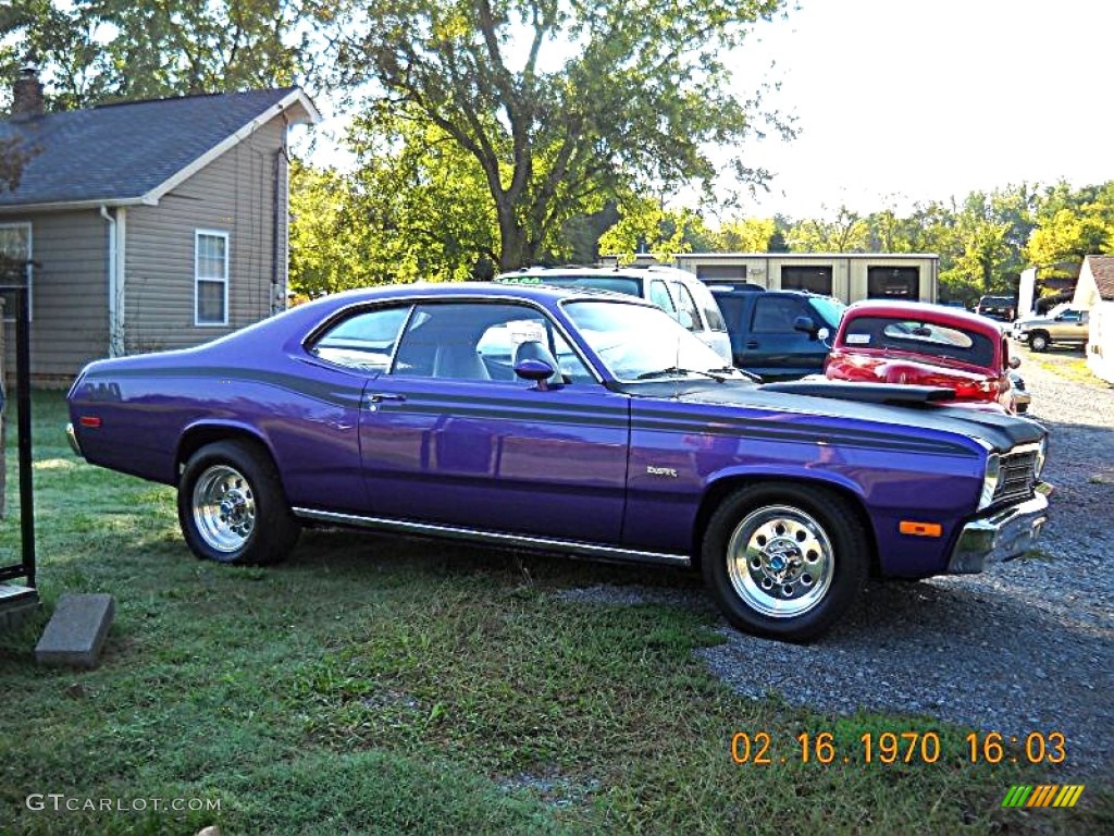 1973 Duster 340 - Plum Crazy / Black photo #6