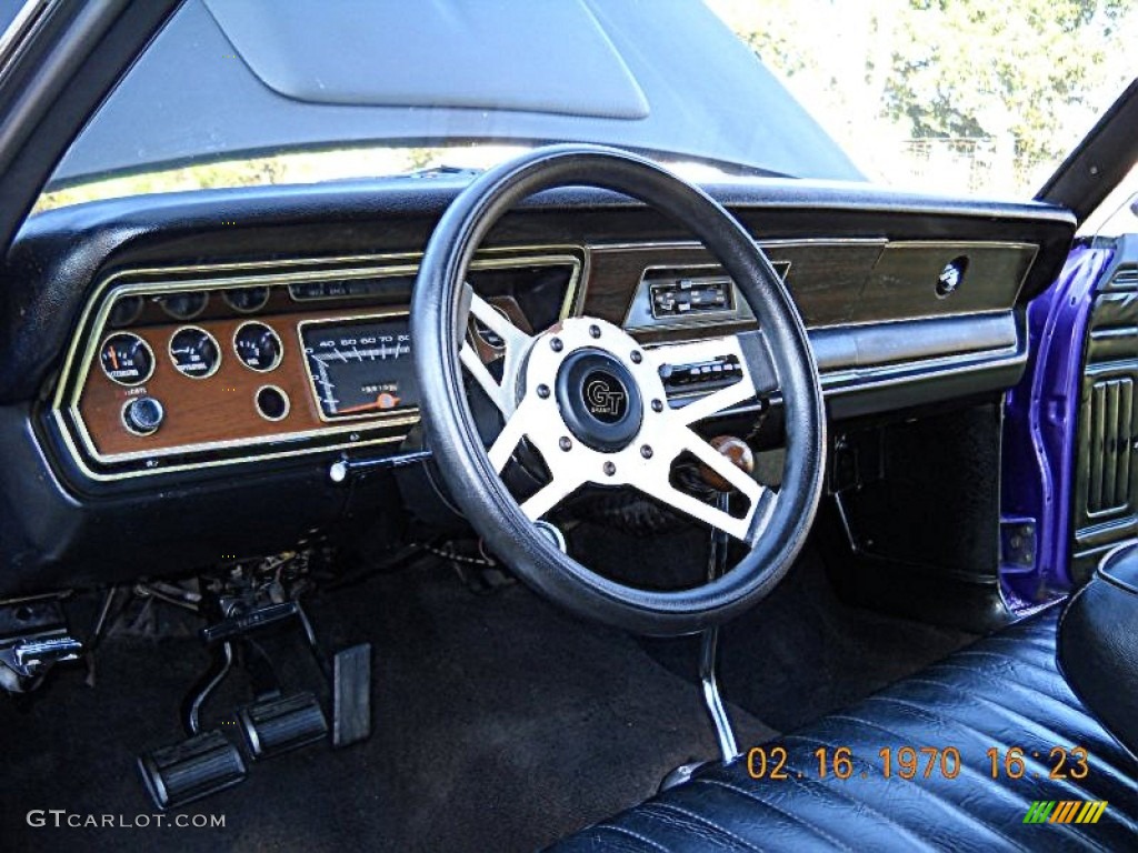 Black Interior 1973 Plymouth Duster 340 Photo #54635042