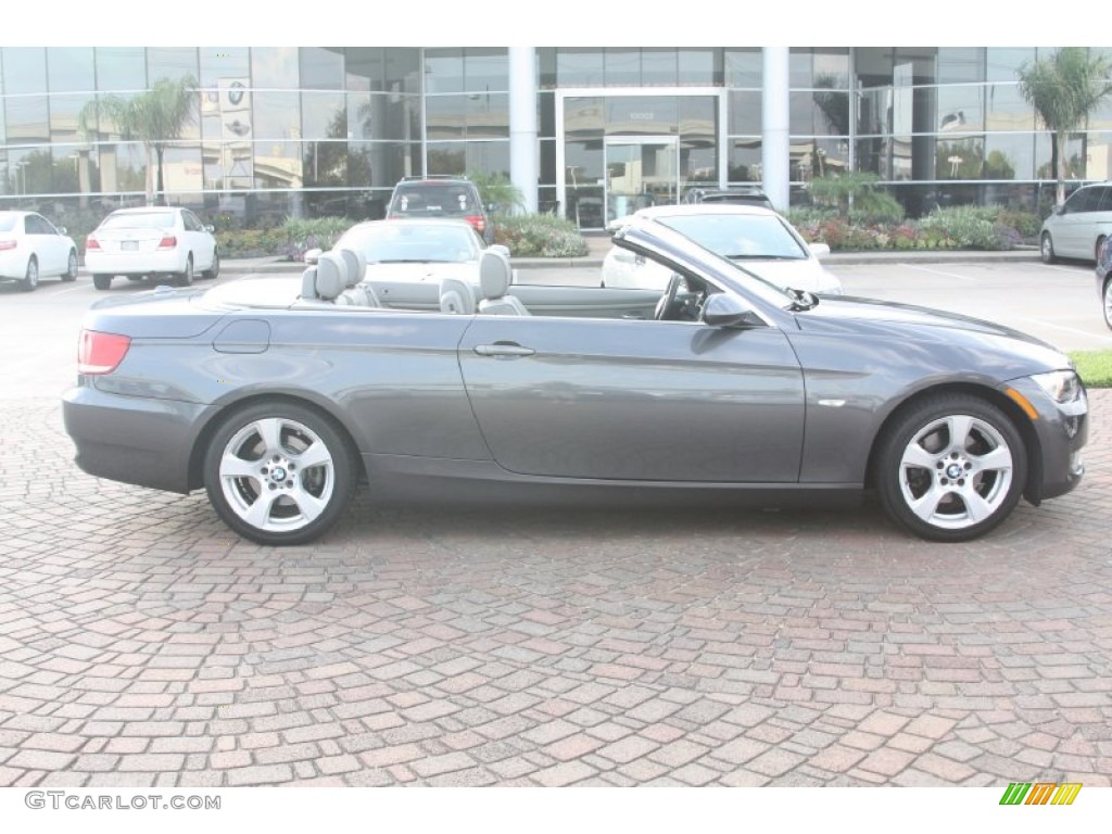 2008 3 Series 328i Convertible - Sparkling Graphite Metallic / Gray photo #4