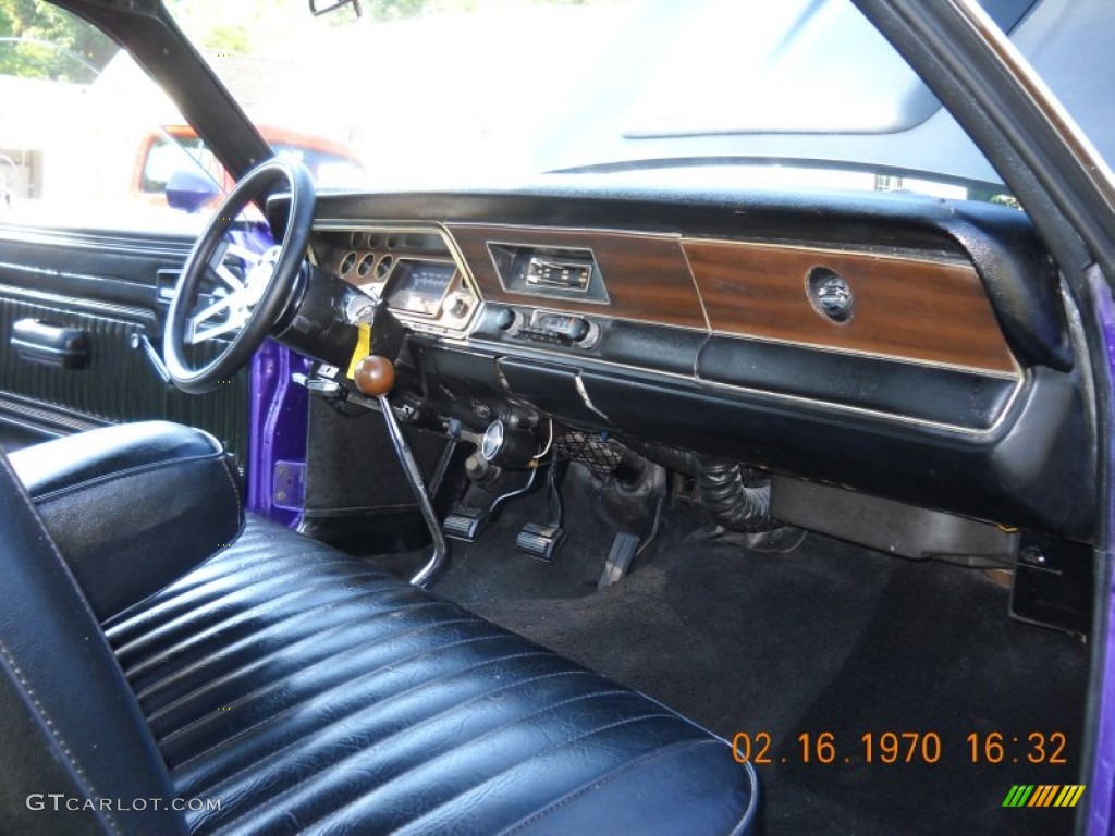 1973 Plymouth Duster 340 Black Dashboard Photo #54635292