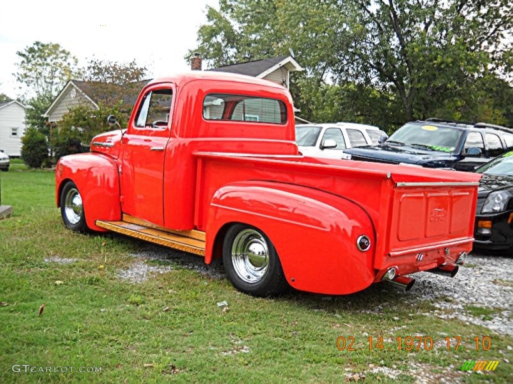 Orange 1951 Ford F1 Pickup Custom Exterior Photo #54635445