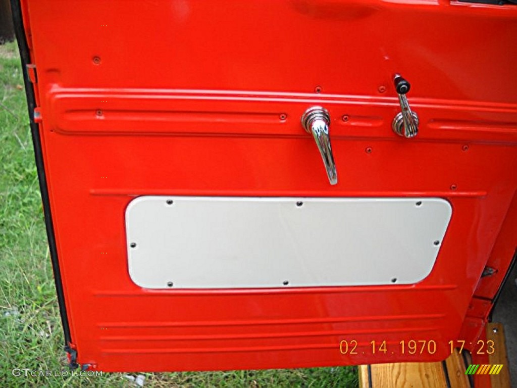 1951 Ford F1 Pickup Custom Tan Door Panel Photo #54635664
