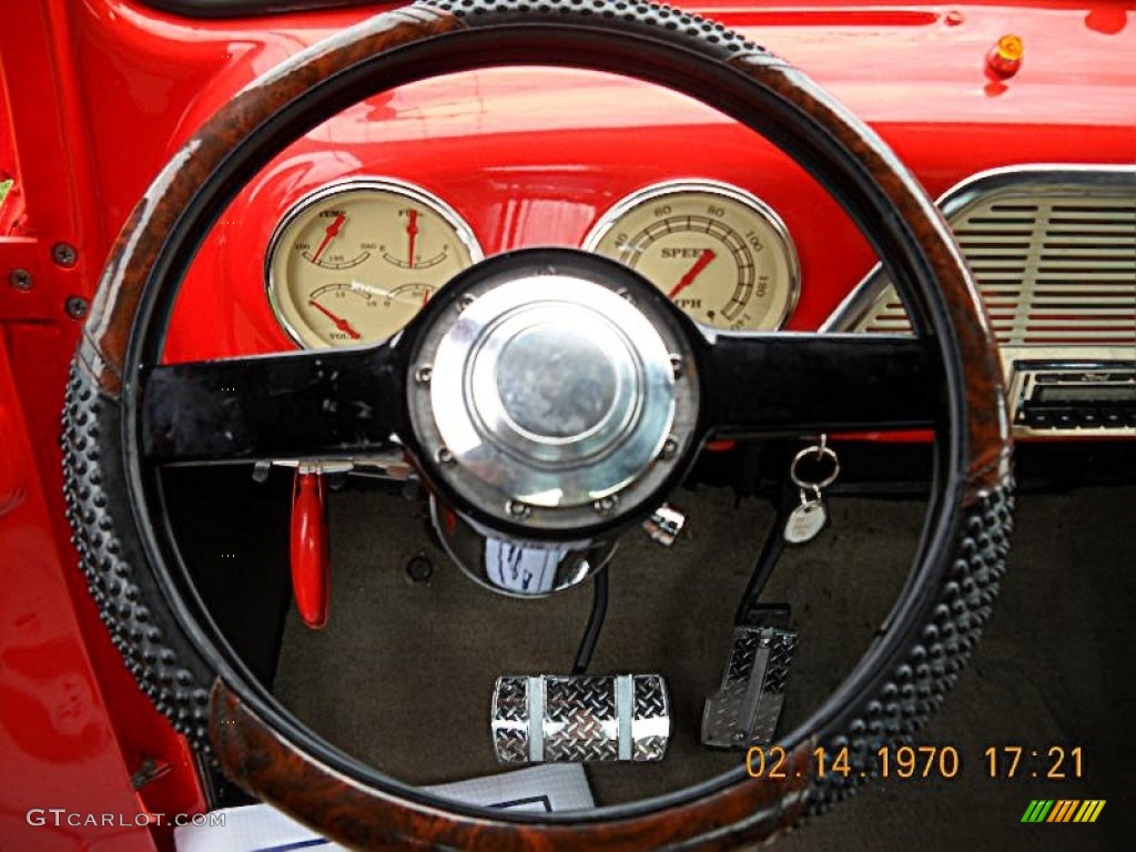 1951 Ford F1 Pickup Custom Tan Steering Wheel Photo #54635709