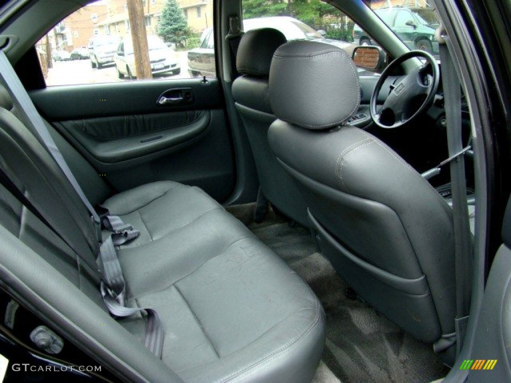 1997 Accord LX Sedan - Flamenco Black Pearl / Gray photo #10