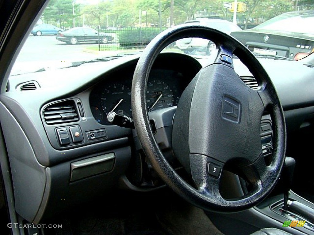1997 Honda Accord LX Sedan Gray Steering Wheel Photo #54636087