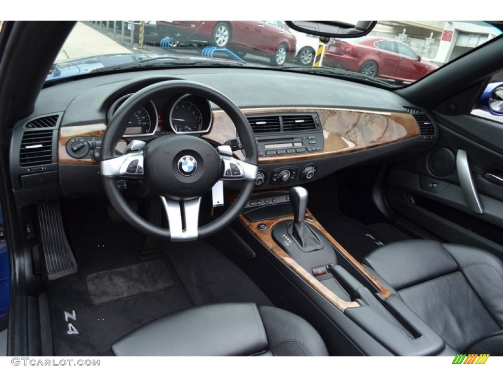 2008 BMW Z4 3.0i Roadster Black Dashboard Photo #54636540