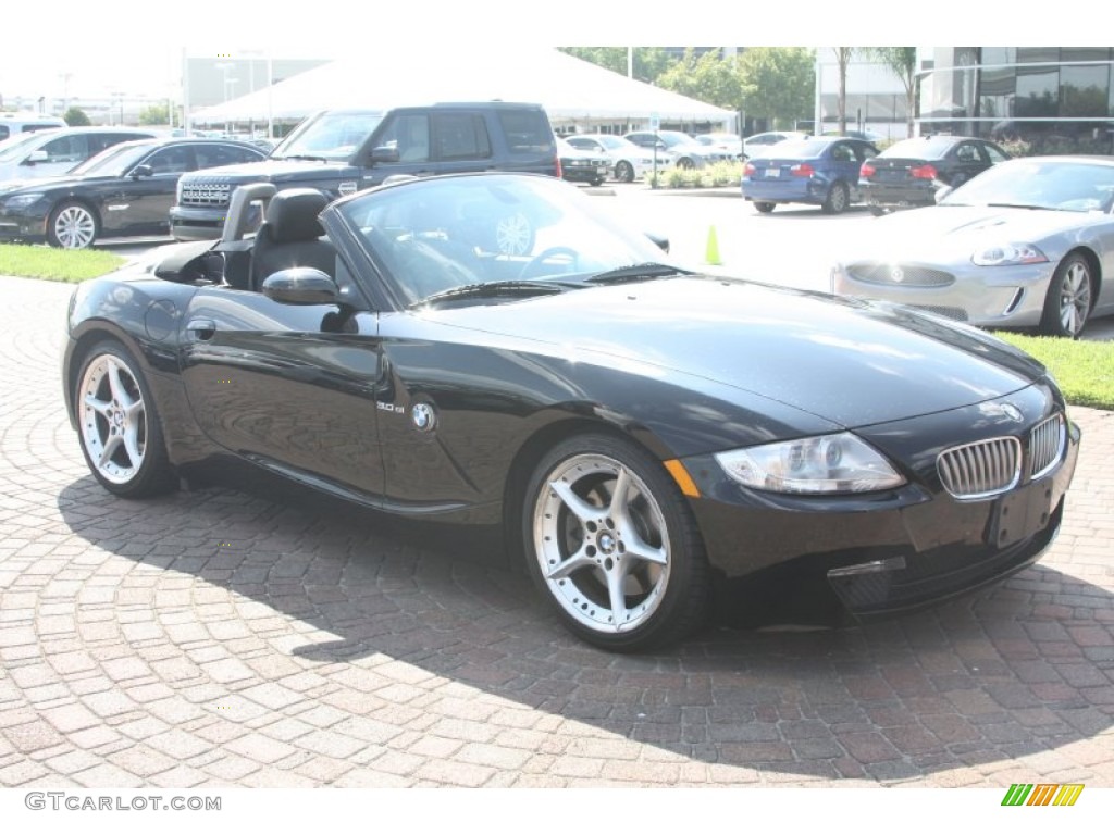 Jet Black 2007 BMW Z4 3.0si Roadster Exterior Photo #54636636