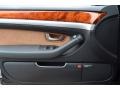 Amaretto/Black Valcona Leather Door Panel Photo for 2009 Audi A8 #54636663