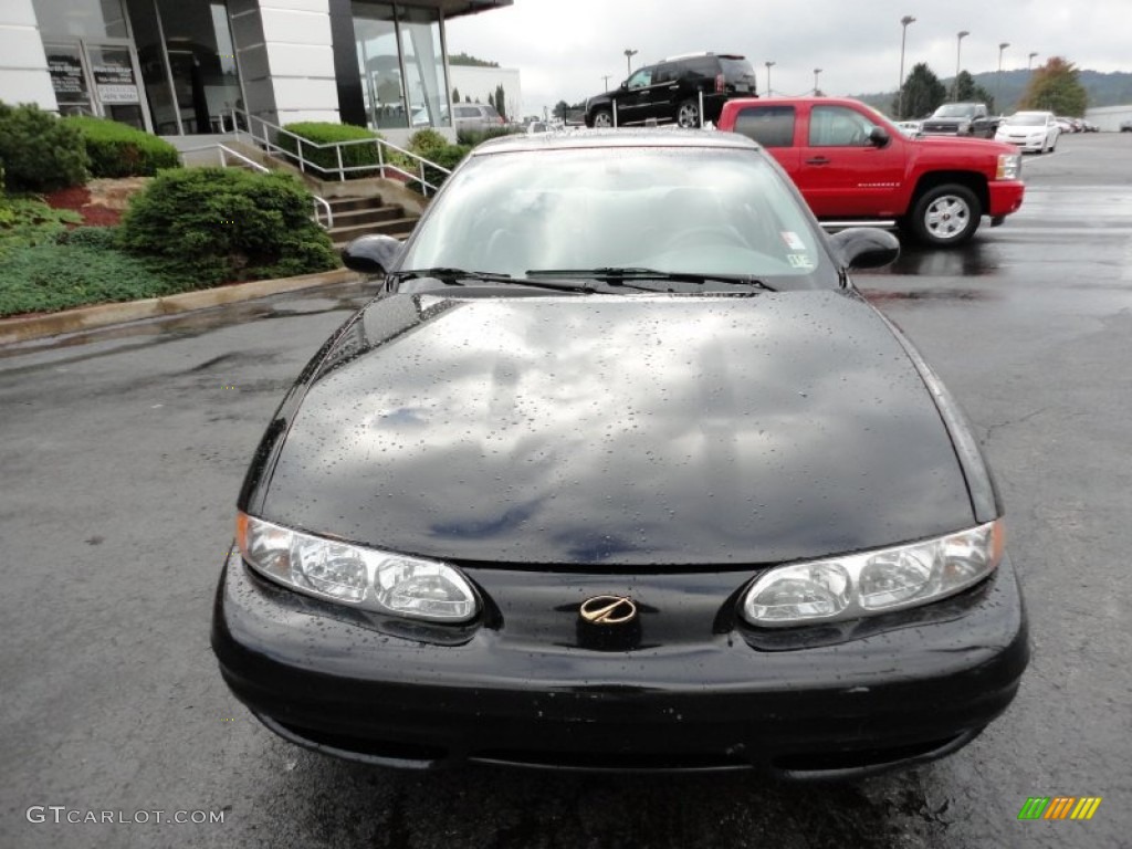 2001 Alero GL Sedan - Onyx Black / Neutral photo #8