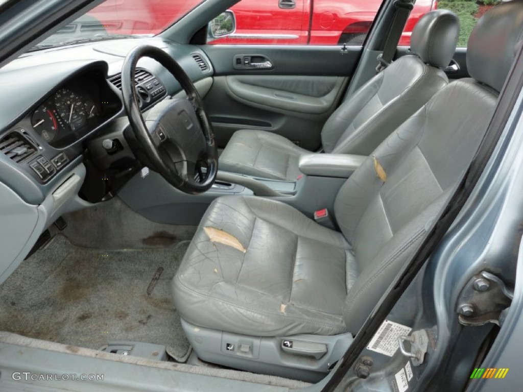 1994 Accord EX Sedan - Sage Green Metallic / Gray photo #10