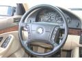 Sand Beige 2001 BMW 5 Series 525i Sedan Steering Wheel