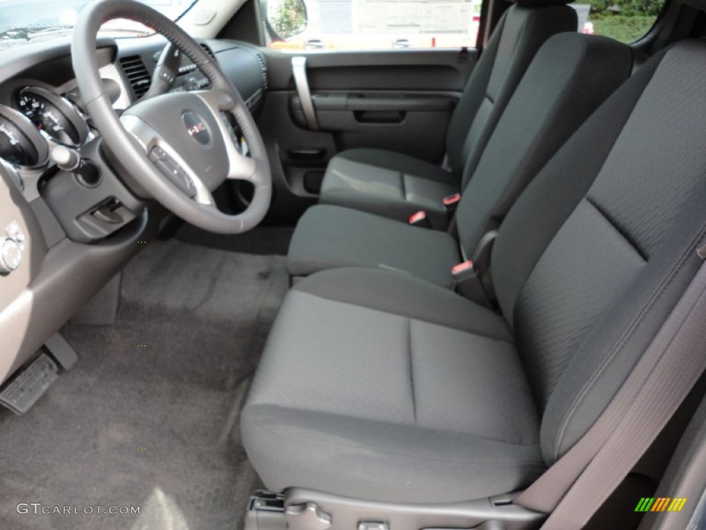 Ebony Interior 2012 GMC Sierra 1500 SLE Extended Cab 4x4 Photo #54638352