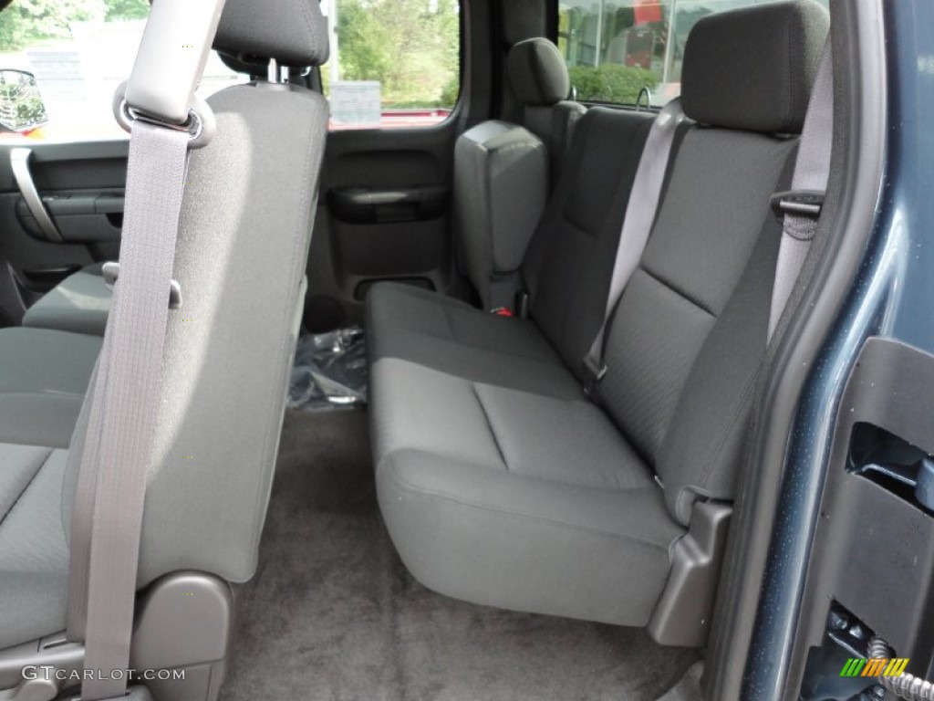 Ebony Interior 2012 GMC Sierra 1500 SLE Extended Cab 4x4 Photo #54638379