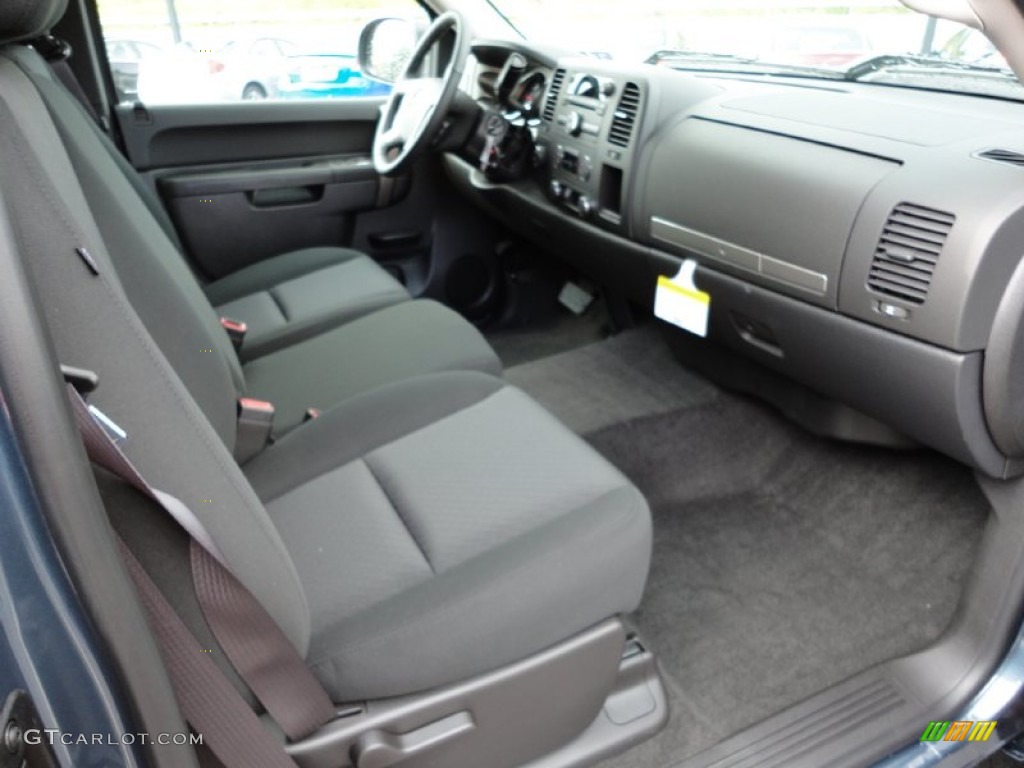 Ebony Interior 2012 GMC Sierra 1500 SLE Extended Cab 4x4 Photo #54638397