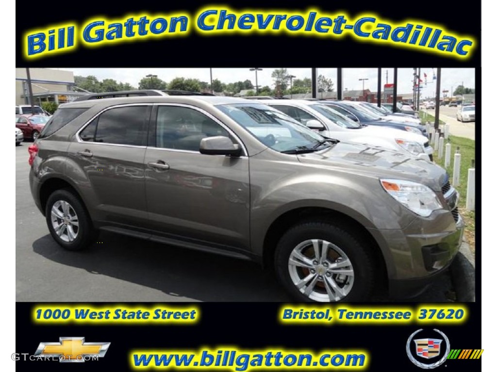 2012 Equinox LT - Mocha Steel Metallic / Jet Black photo #1