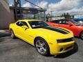 2012 Rally Yellow Chevrolet Camaro LT/RS Coupe  photo #2