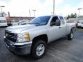 Sheer Silver Metallic - Silverado 2500HD Extended Cab 4x4 Photo No. 2