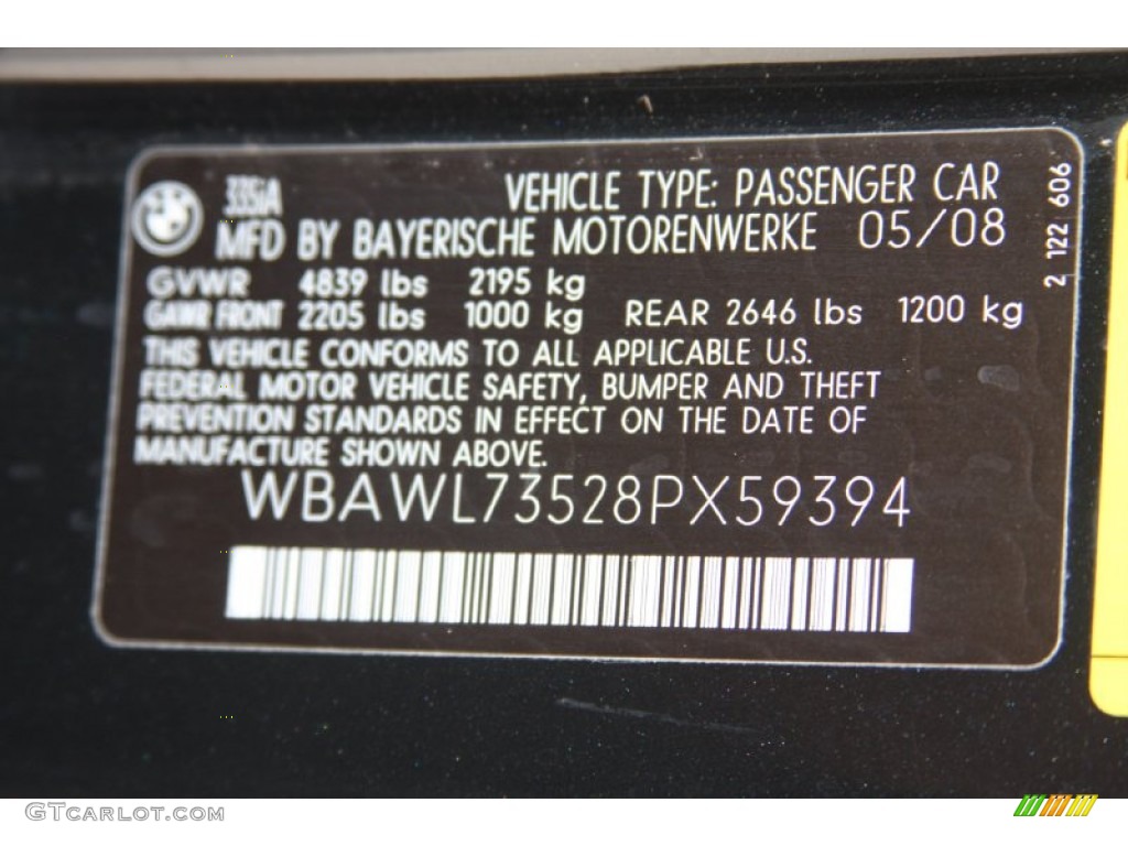 2008 3 Series 335i Convertible - Black Sapphire Metallic / Saddle Brown/Black photo #14