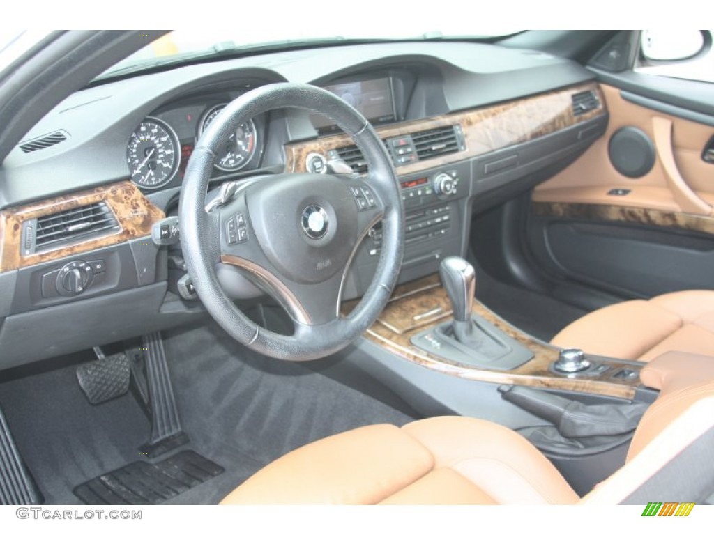 2008 3 Series 335i Convertible - Black Sapphire Metallic / Saddle Brown/Black photo #15