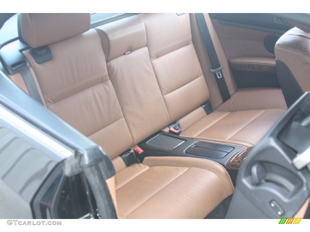 2008 3 Series 335i Convertible - Black Sapphire Metallic / Saddle Brown/Black photo #22