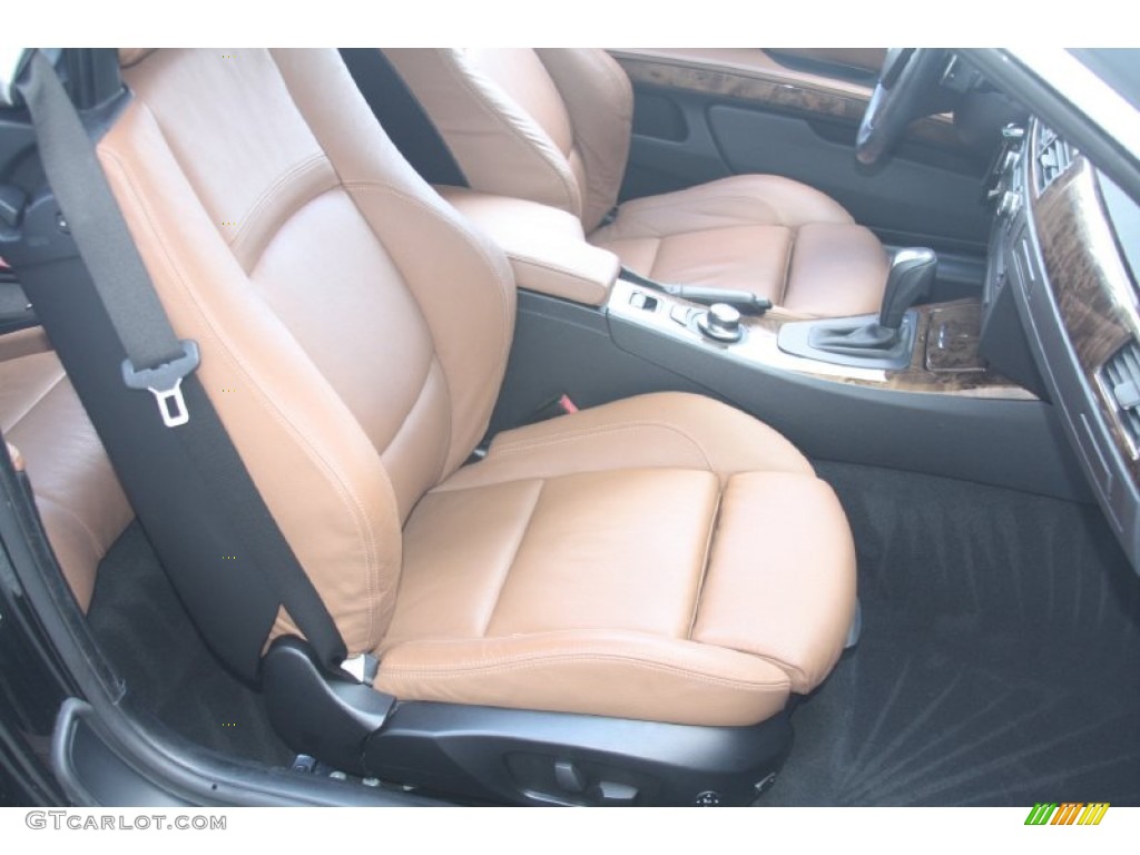 2008 3 Series 335i Convertible - Black Sapphire Metallic / Saddle Brown/Black photo #26