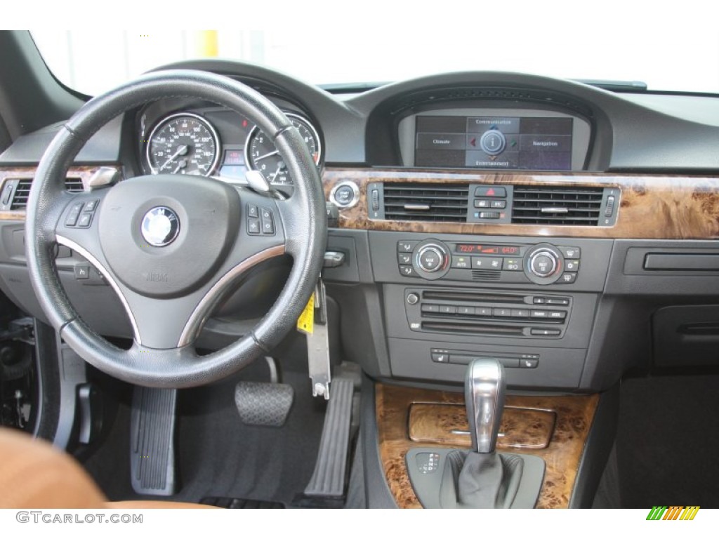 2008 3 Series 335i Convertible - Black Sapphire Metallic / Saddle Brown/Black photo #29