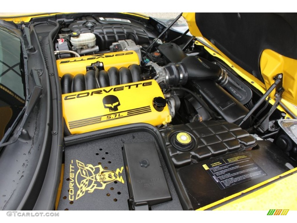 2002 Chevrolet Corvette Z06 5.7 Liter OHV 16 Valve LS6 V8 Engine Photo #54639438